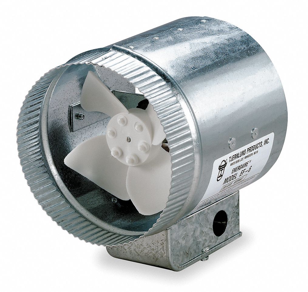 180 Max., 6 Duct, In-Line Fan - 5C963|EF-6 - Grainger