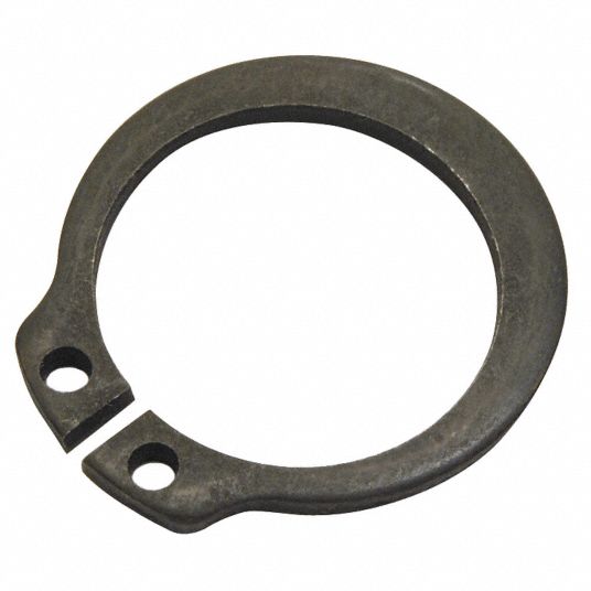 E Style Retaining Ring,0.7 mm Thk,PK100: Metric, External, Std, 0.7 mm  Thick, Steel, 100 PK