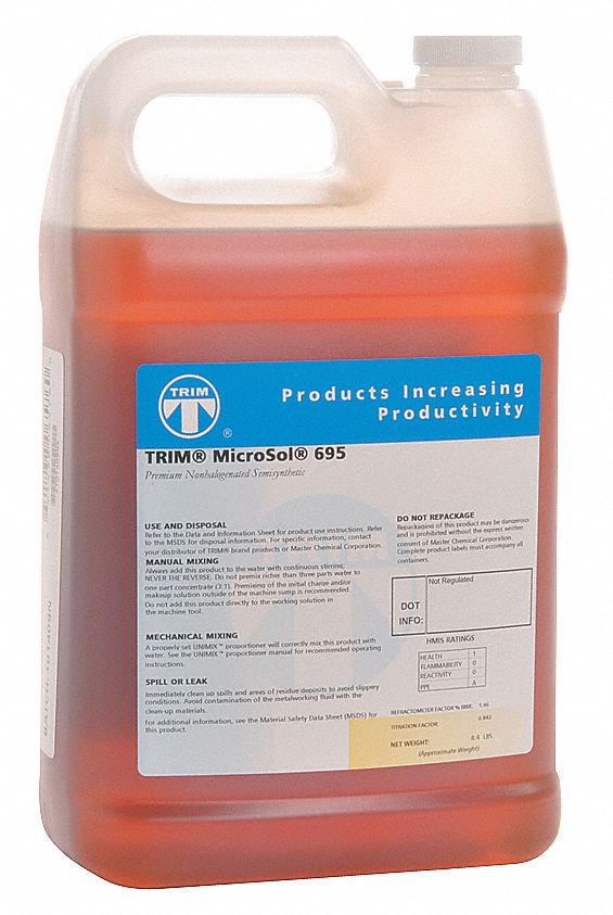 Cutting Oil, Container Size 1 gal, Can, Light Brown Grainger