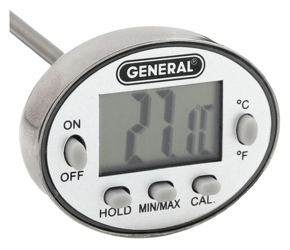 General Termómetro Digital De Bolsillo Con Pantalla Lcd 4 Dígitos 40° A 450°f 40° A 232°c 5384