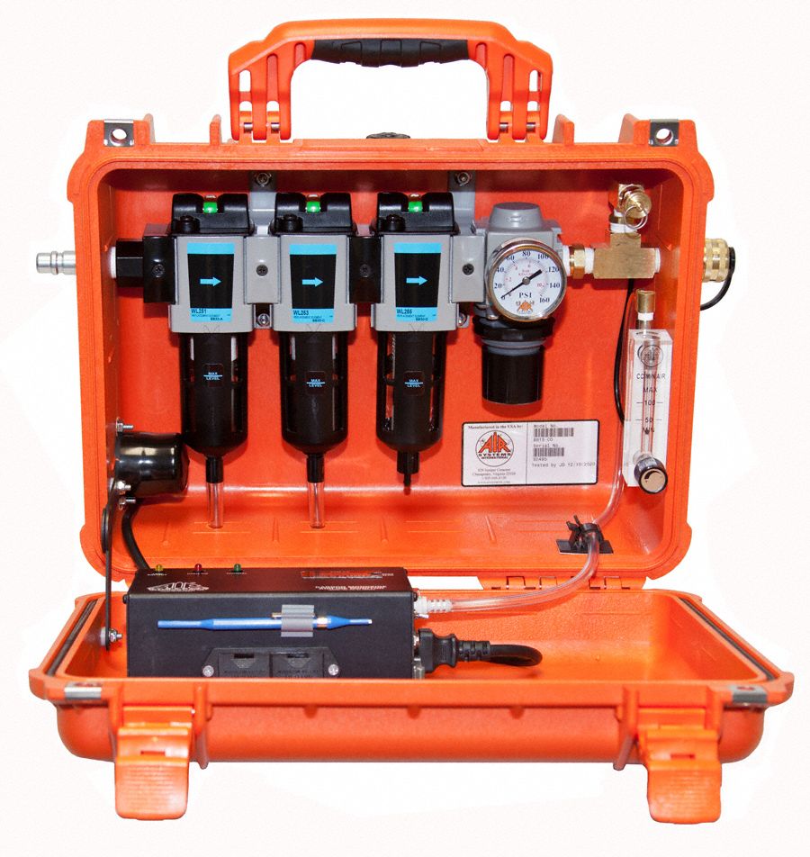 1 Users, 125 psi Max Pressure, Portable Filtration Panel 5CFL6BB15CO Grainger