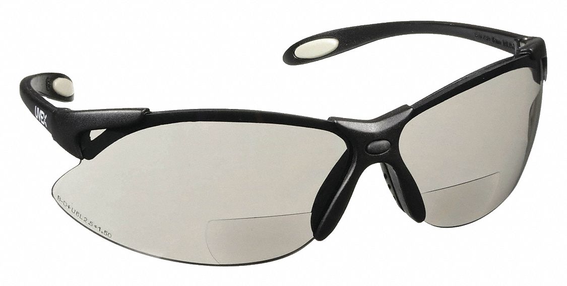 HONEYWELL UVEX, AntiScratch, No Foam Lining, Bifocal Safety Reading
