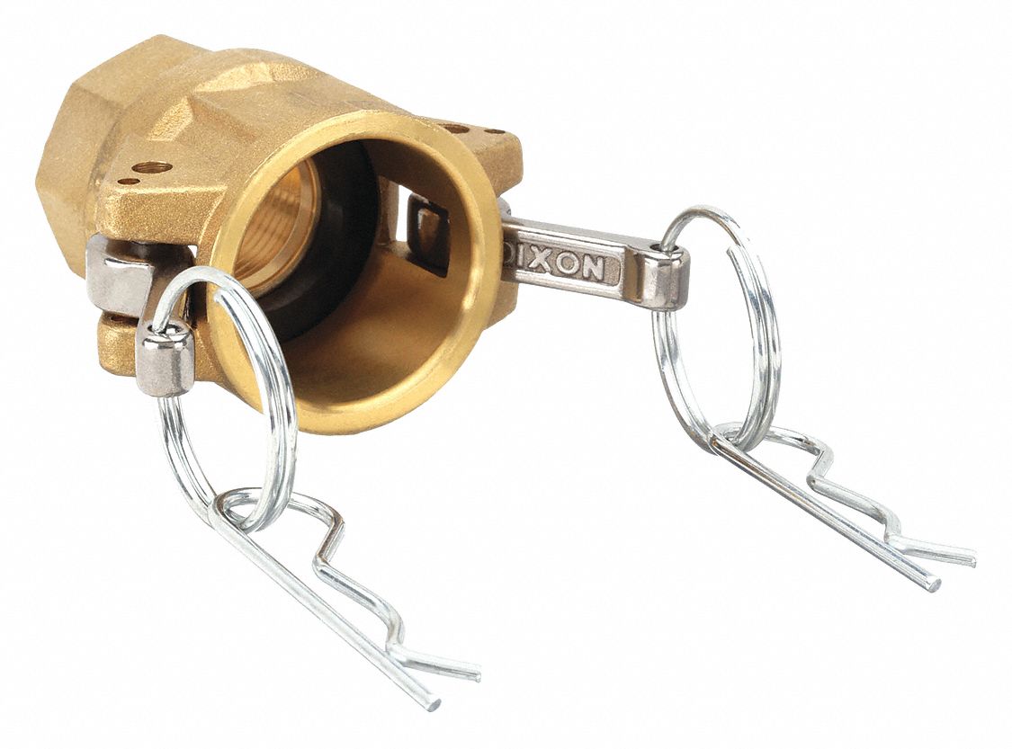 Cam and Groove Coupling: 1 in Coupling Size, 1 in Hose Fitting Size, 1 in -11-1/2 Thread Size, FNPT