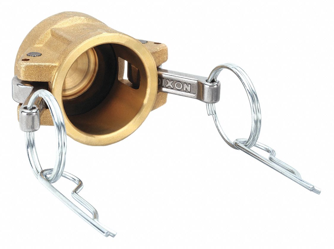 Dust Cap: 1 in Coupling Size, 250 psi Max. Working Pressure @ 70 F, 2 5/32 in Overall Lg, Nitrile