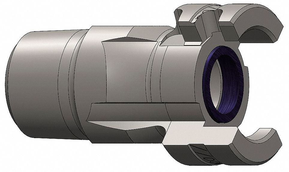 Quick Connect Hose Coupling: 1/2 in Body Size, 1/2 in Hose Fitting Size, Sleeve, MNPT