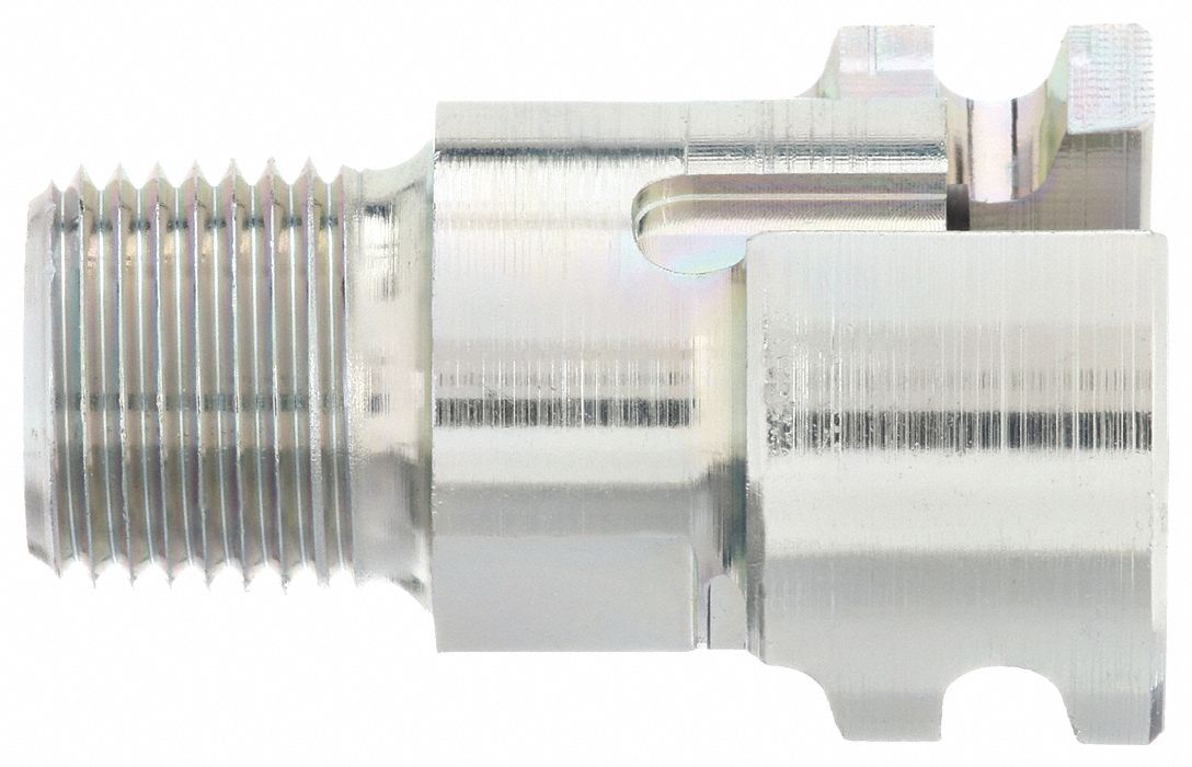 QUICK CONNECT HOSE COUPLING, ½ IN BODY SIZE, 1 IN HOSE FITTING, SLEEVE, 1"-11½ THREAD SIZE