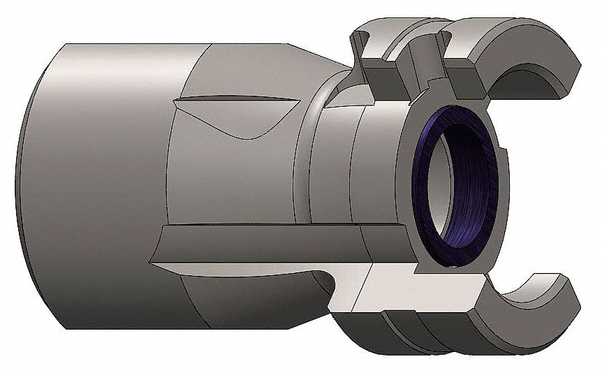 Quick Connect Hose Coupling: 1/2 in Body Size, 3/4 in Hose Fitting Size, Sleeve, 3/4"-14 Thread Size