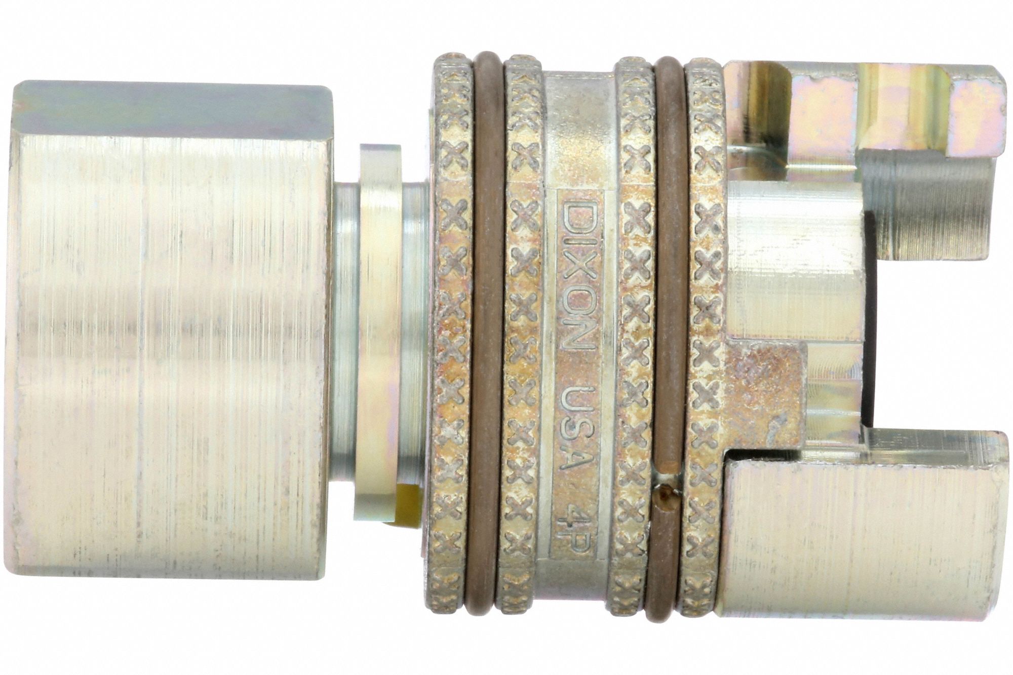 QUICK CONNECT HOSE COUPLING, ½ IN BODY SIZE, ¾ IN HOSE FITTING SIZE, PUSH-TO-CONNECT, FNPT