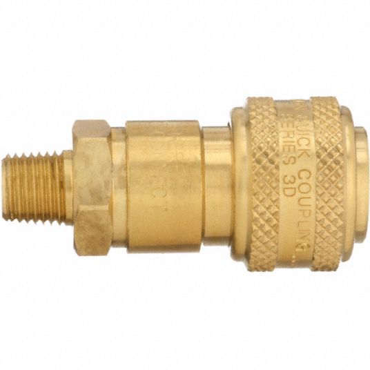 DIXON VALVE & COUPLING, 3/8 in Body Size, 1/4 in Hose Fitting Size ...