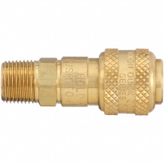 DIXON VALVE & COUPLING, 1/4 in Body Size, 3/8 in Hose Fitting Size ...