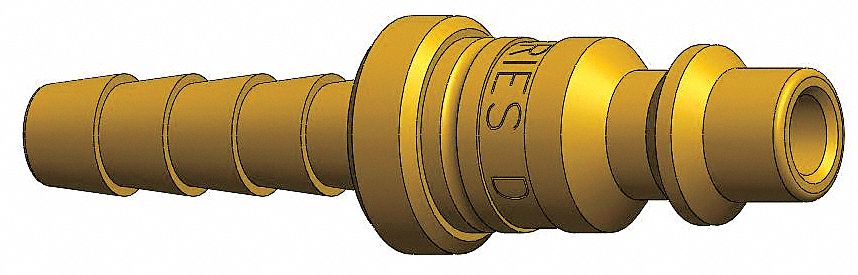 Quick Connect Plug 3/8 Body 3/8 Barb