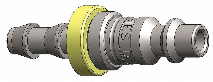 Quick Connect Plug 1/4 Body 3/8 Barb