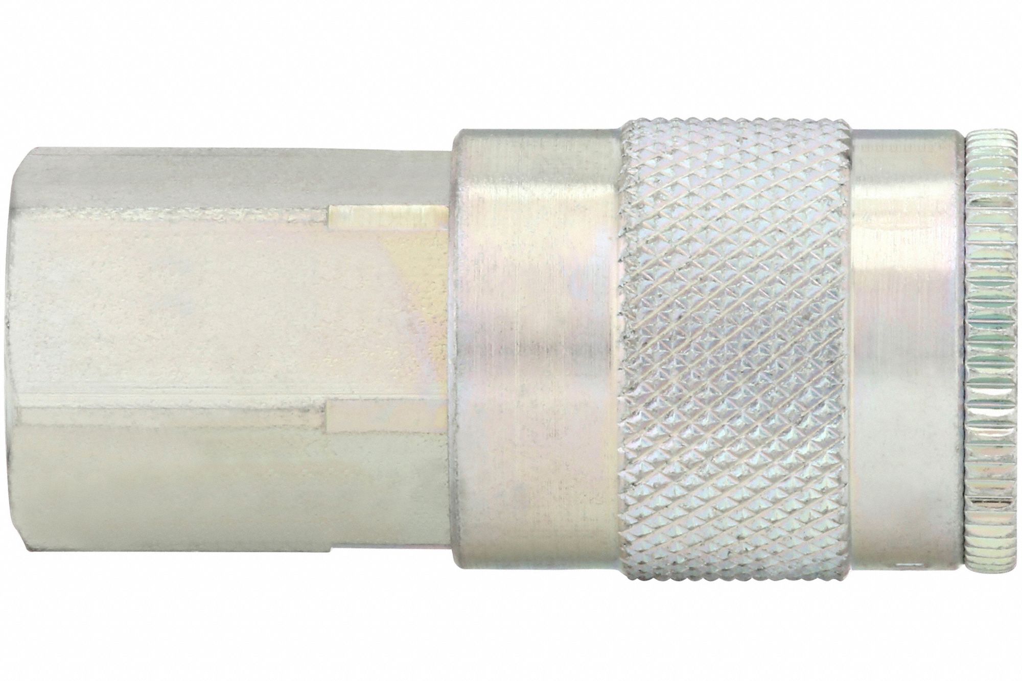 Quick Connect Hose Coupling: 3/8 in Body Size, 3/8 in Hose Fitting Size, FNPT