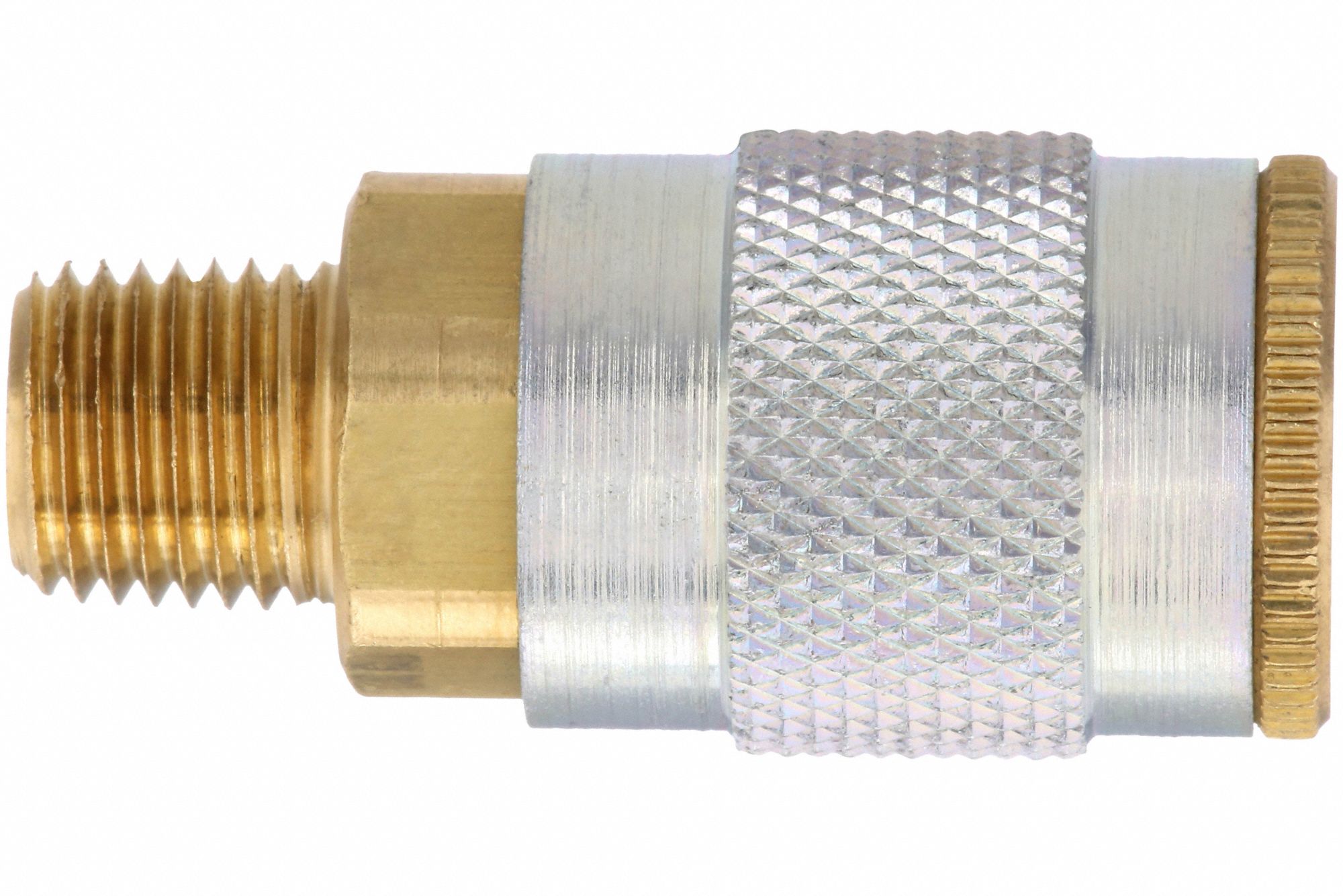 QUICK CONNECT HOSE COUPLING, ¼ IN BODY SIZE, ¼ IN HOSE FITTING SIZE, FNPT