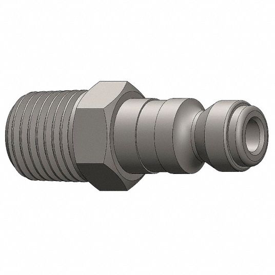 DIXON VALVE & COUPLING Quick Connect Hose Coupling 1/4 in Body Size, 1/4 in Hose Fitting Size