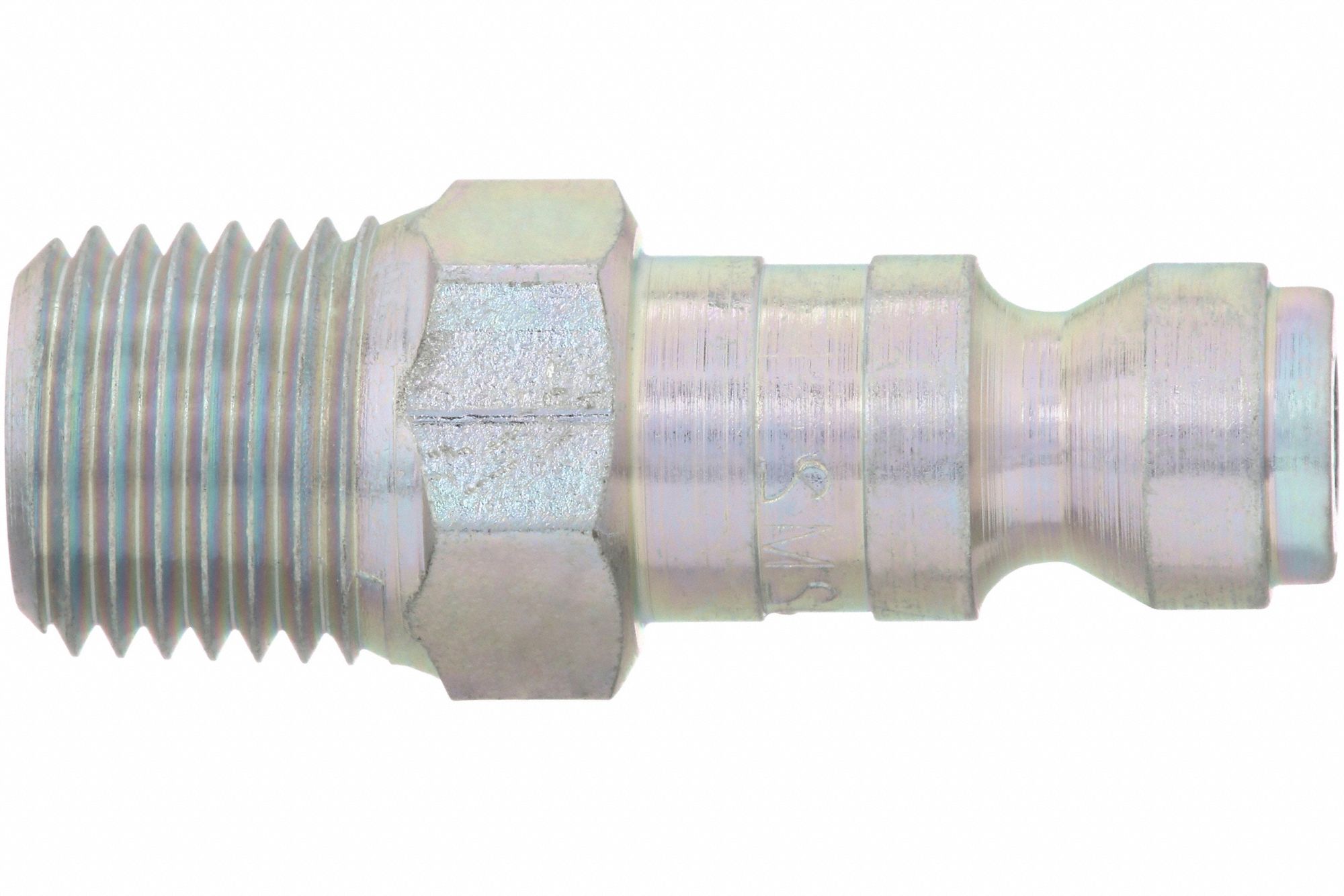 QUICK CONNECT HOSE COUPLING, ¼ IN BODY SIZE, ¼ IN HOSE FITTING SIZE, MNPT