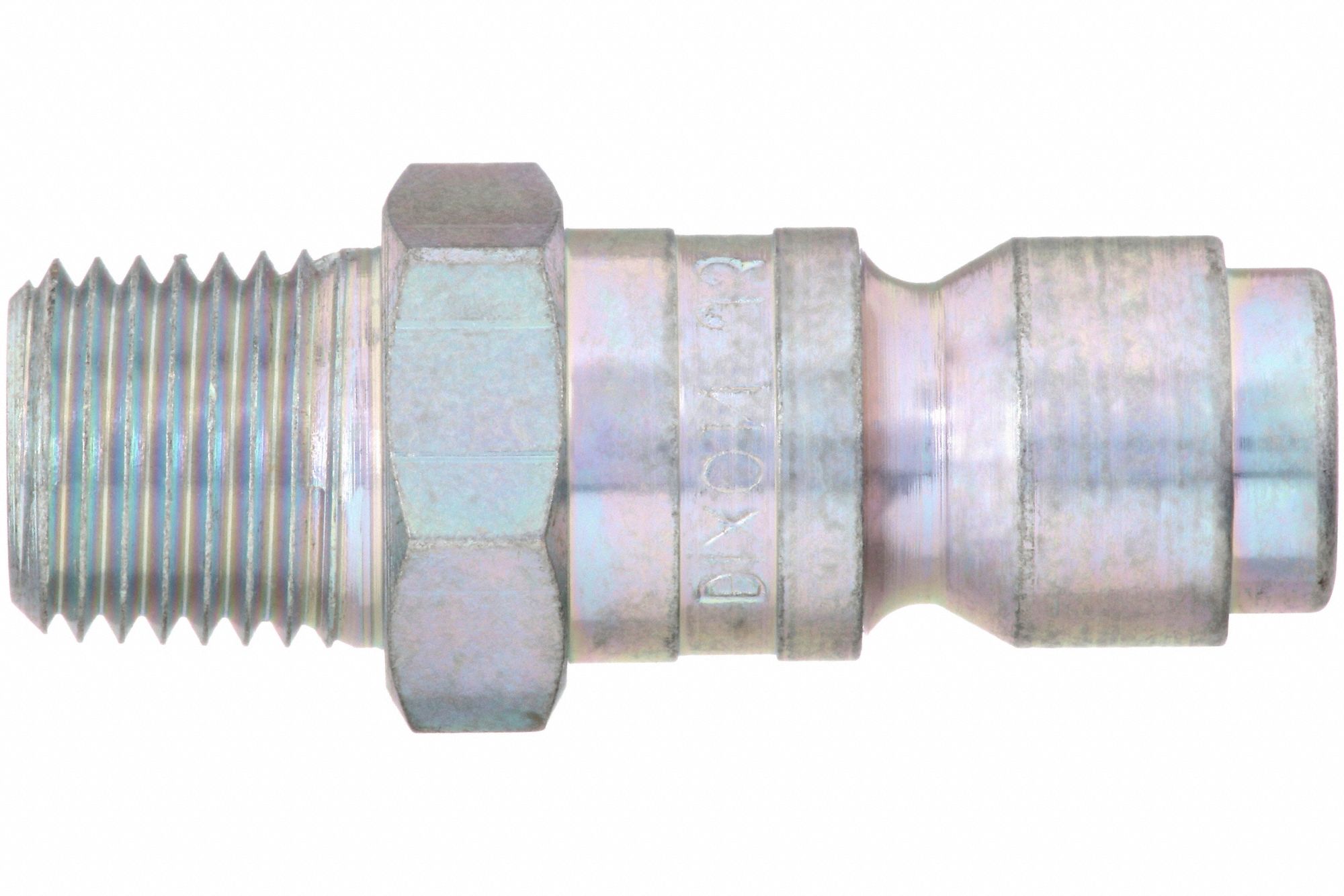 QUICK CONNECT HOSE COUPLING, ⅜ IN BODY SIZE, ¼ IN HOSE FITTING SIZE, MNPT