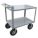 UTILITY CART WITH FLUSH METAL SHELVES, 1,500 LB LOAD CAPACITY, 36 IN X 24 IN, FLAT