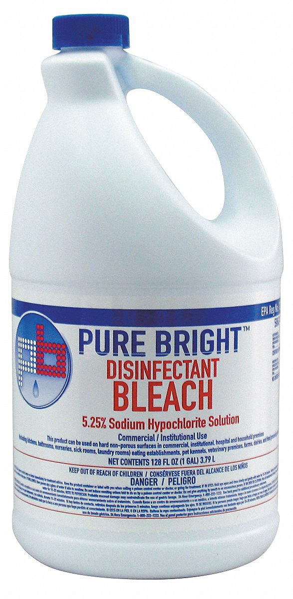 Germicidal Bleach, Bottle Container Type, Ready to Use