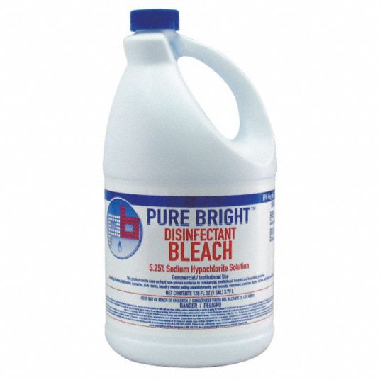 Germicidal Bleach, Bottle Container Type, Ready to Use Recommended ...