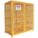 LIQUID PROPANE GAS CYLINDER CABINET, 16 HORIZONTAL CYLINDERS, 60X30X65 IN, STEEL