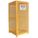 LIQUID PROPANE GAS CYLINDER CABINET, 9 VERTICAL CYLINDERS, 31X30X65 IN, STEEL, YELLOW