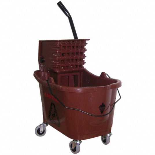 TOUGH GUY, Side Press, 8 3/4 gal Capacity, Mop Bucket and Wringer