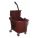 MOP BUCKET AND WRINGER,BROWN,8 3/4 GAL