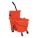 MOP BUCKET AND WRINGER,ORANGE,8 3/4 GAL