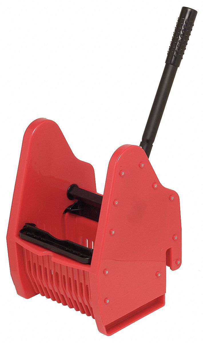 MOP WRINGER,RED,PLASTIC