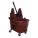 MOP BUCKET AND WRINGER,BROWN,8 3/4 GAL