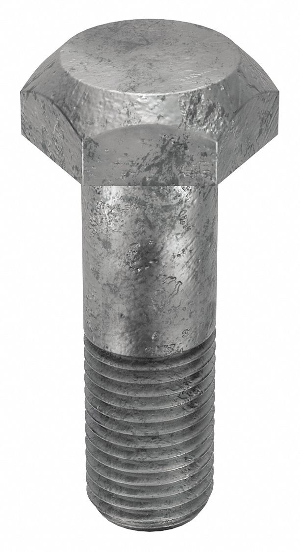 Steel, A325 Type 1, Structural Bolt 1TE60HCI31120375GUSA005BX Grainger