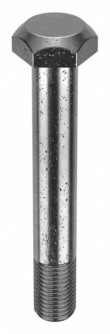 Structural Bolt: Steel, A325 Type 1, Black Oxide, 1 1/4"-7 Thread Size, 7 1/2 in lg, 5 PK