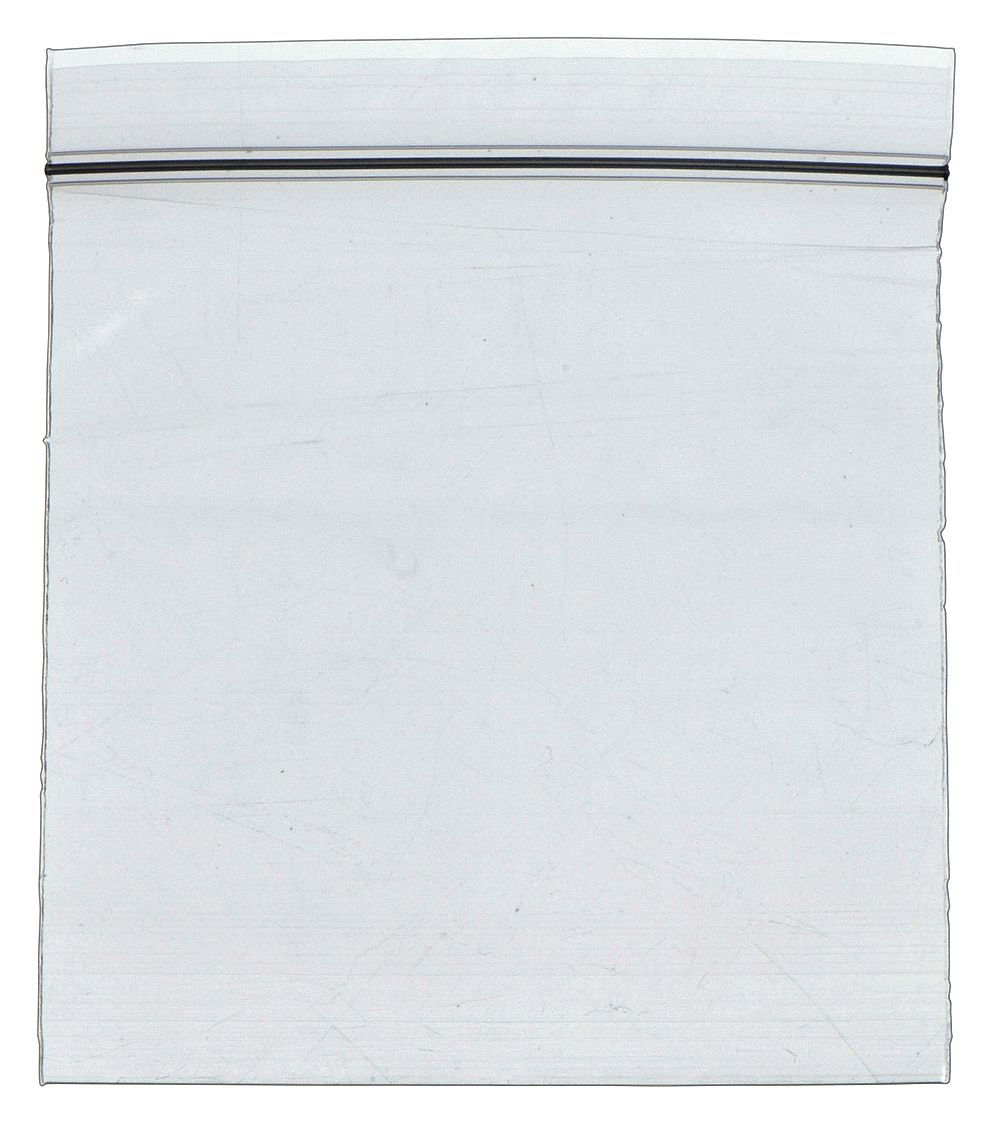 RECLOSABLE POLY BAG, 4 MIL THICK, 12 IN W, 15 IN L, FLAT PACK, ZIP, 500 PK