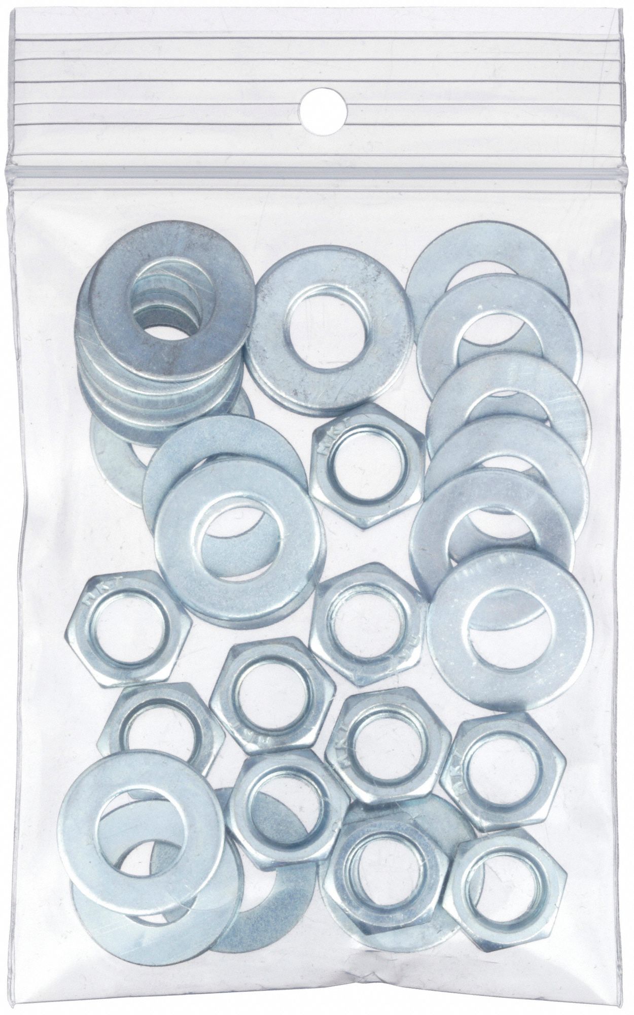 RECLOSABLE POLY BAG, 4 MIL THICK, 9 IN W, 12 IN L, WITH HANG HOLE, ZIP, 1,000 PK