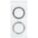 RECLOSABLE POLY BAG, 4 MIL THICK, 3 IN W, 5 IN L, WITH HANG HOLE, ZIP, 1,000 PK