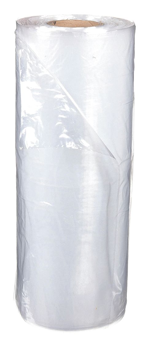 Equipment Cover: 1 mil Thick, 19 in Wd, 34 in Lg, Flat, Low Density Polyethylene (LDPE), 500 PK