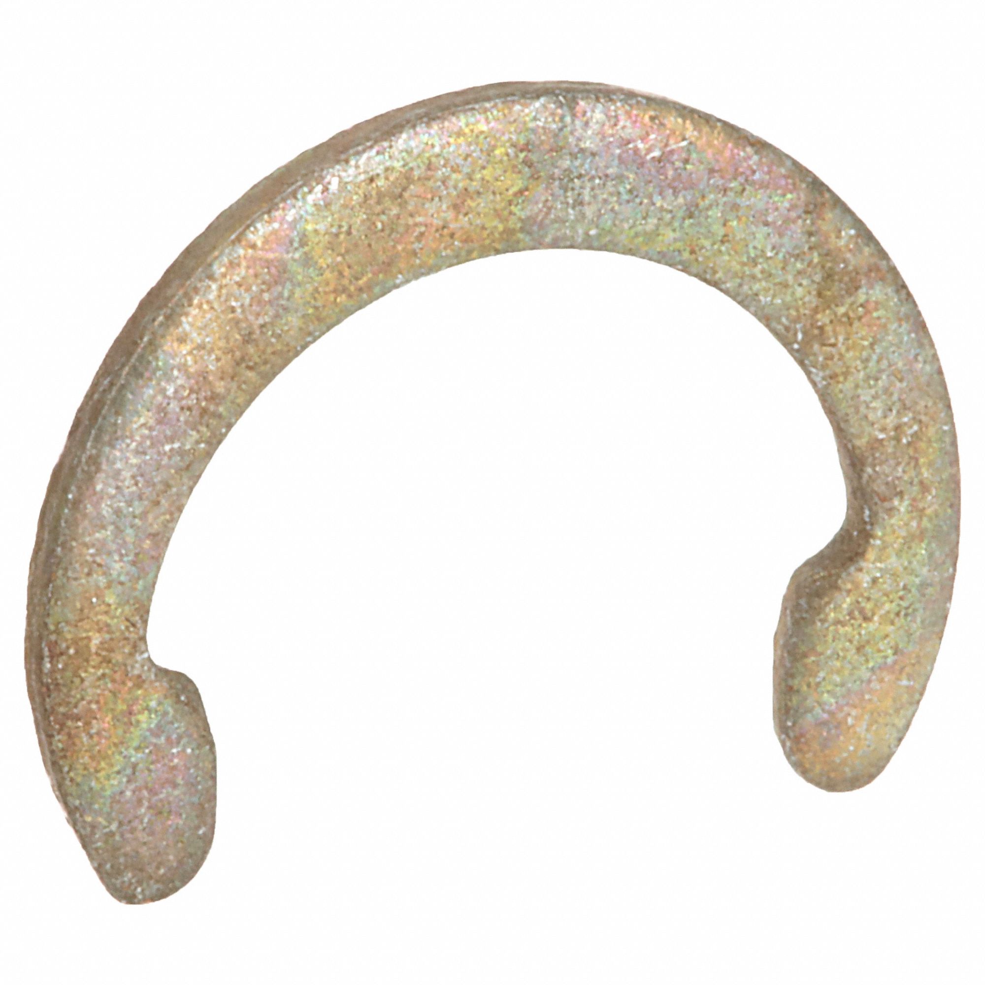 Inch, External, Crescent Retaining Ring,0.025" Thk,PK100 5CU31C25ST
