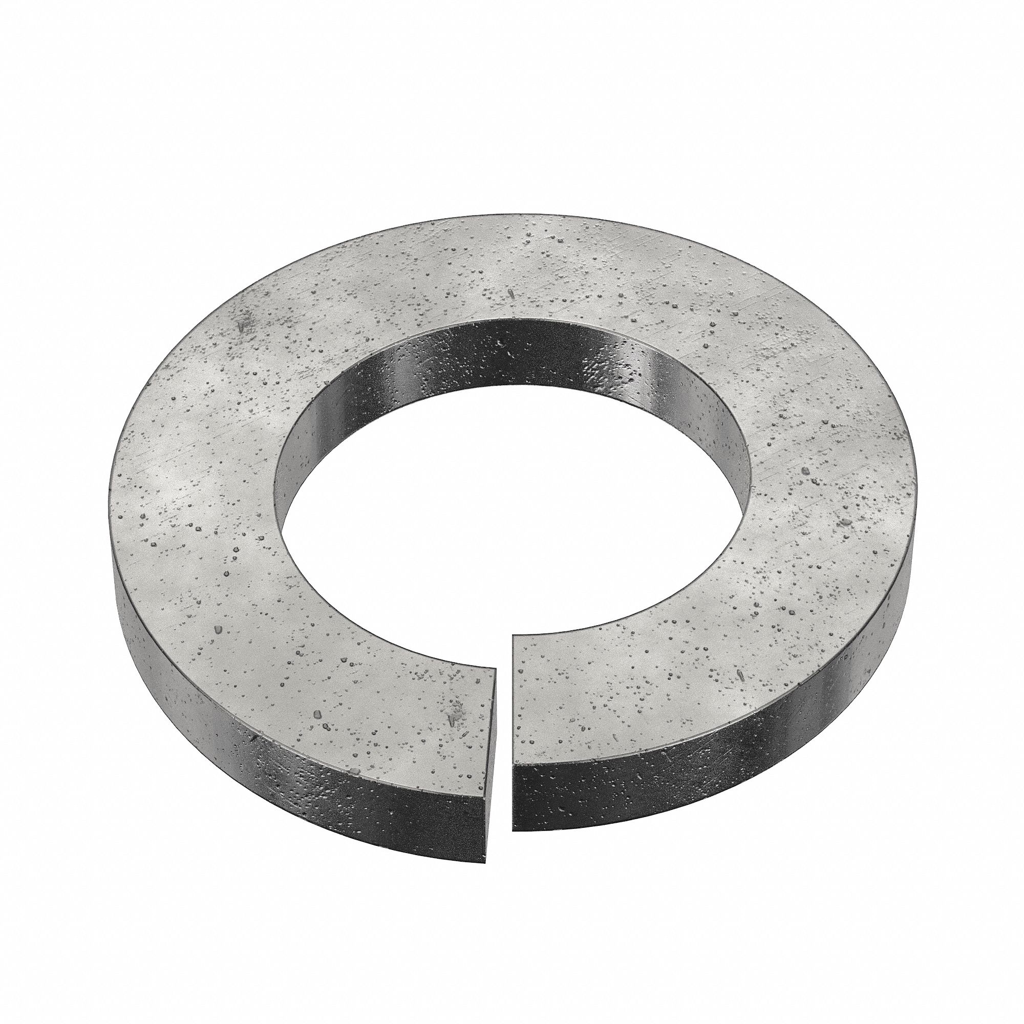 Split Lock Washer: Steel, 5/8 in Screw Sz, 5/8 in Max. Inside Dia, 1/8 in Max Thick, 2, 500 PK