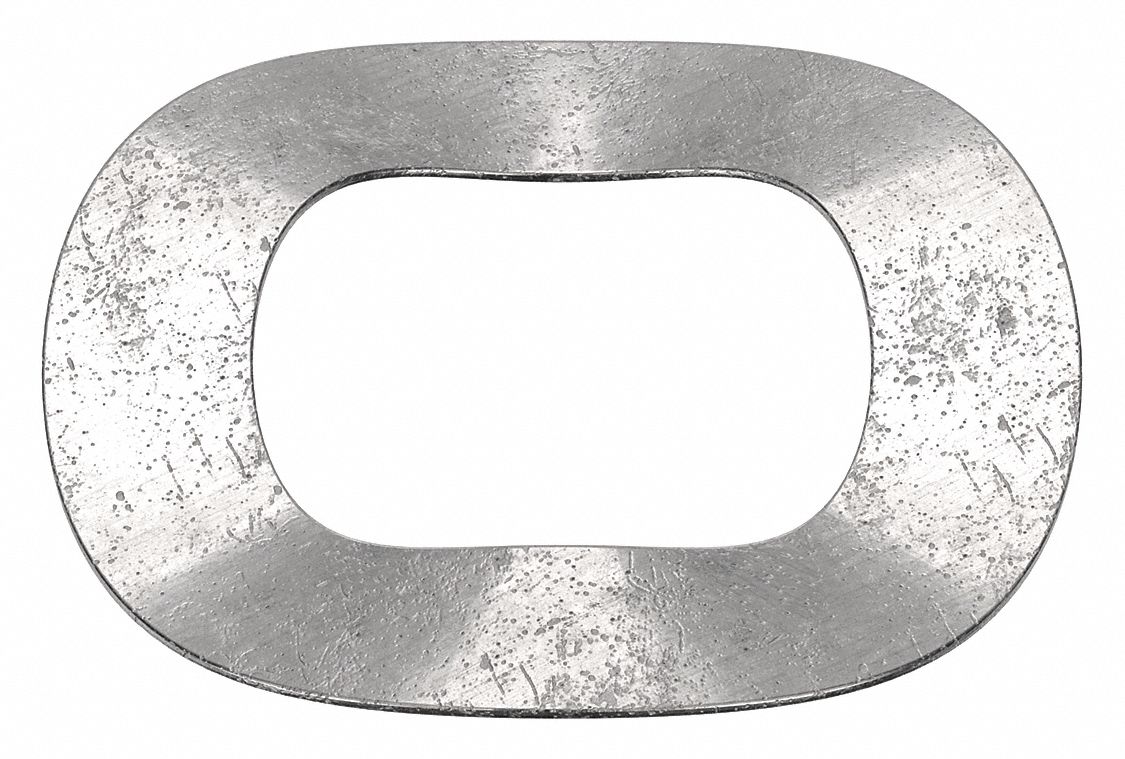 Wave Washer: 18-8, Stainless Steel, 1/2 in Screw Sz, 0.523 in Inside Dia, 18-8, 2, 500 PK