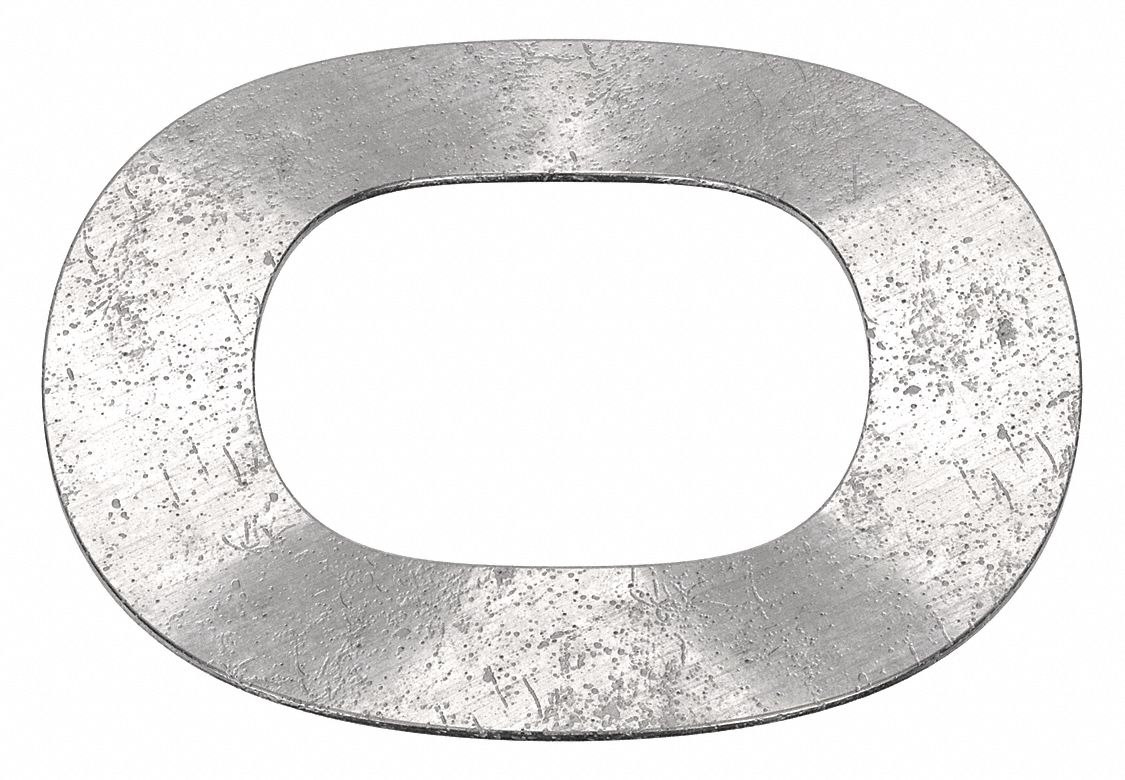 Wave Washer: 18-8, Stainless Steel, 1 in Screw Sz, 1.01 in Inside Dia, 1/64 in Max Thick, 500 PK
