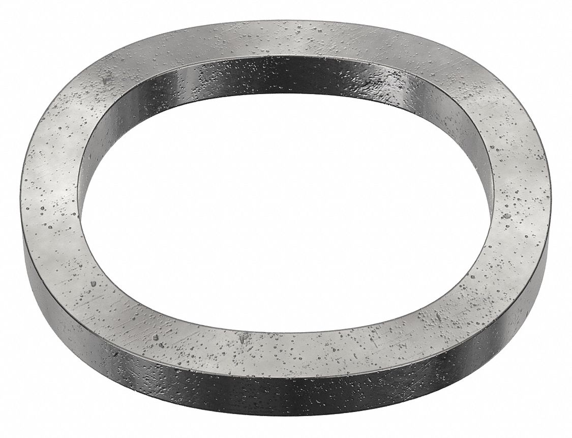 Wave Washer: Black Oxide, Steel, 3/8 in Screw Sz, 0.403 in Inside Dia, 1/64 in Max Thick, 2, 000 PK