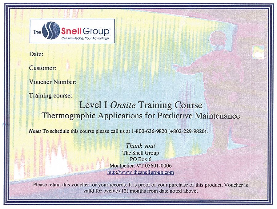 5CVP9 - Level I Thermography Training Onsite