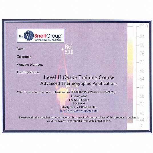 Level II Thermography Training: Applications for Predictive Maint, On Site, 5CVP9