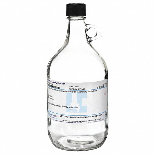 Environmental Express Preserved Glass Bottle, 89 mm, Clear, 5 mL 1:1  Sulfuric Acid, 1000 mL, 12/Case from Cole-Parmer