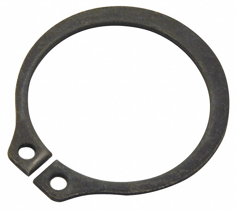 External Retaining Rings for Shaft Size 3mm to 30mm Black Carbon Steel 