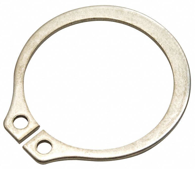 Duty Retaining Ring,0.093 Thk,PK10: Inch, External, Heavy-Duty, 0.093 in  Thick, Steel, 10 PK