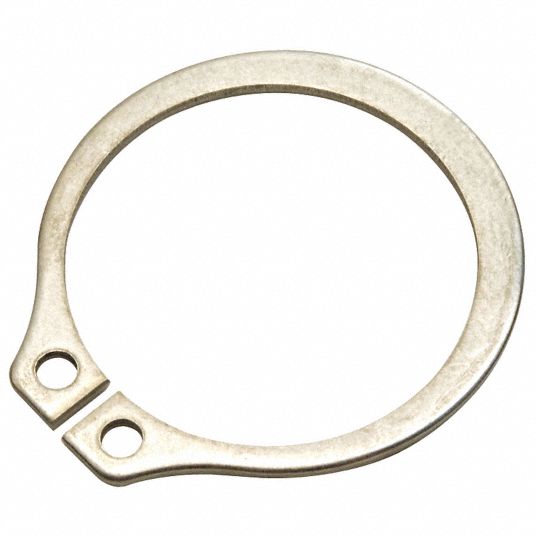 Spiral Retaining Ring,0.062 Thk,PK10: Inch, External, Heavy-Duty 2 Turn,  0.062 in Thick, 10 PK