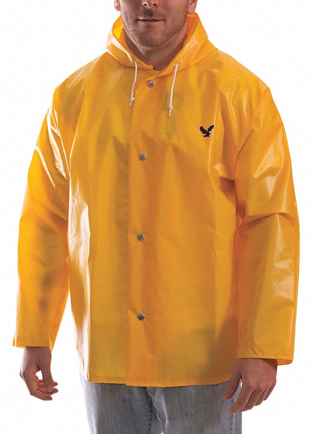 rain jacket over suit