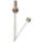 LEVEL GAUGE, FOR 33½ IN CONTAINER D, 2 IN, STAINLESS STEEL/STAINLESS STEEL